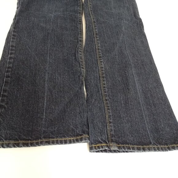 Old Navy Straight Leg Denim Jeans Boys Size 18 R Adjustable Waist Blue Cotton - Picture 12 of 12